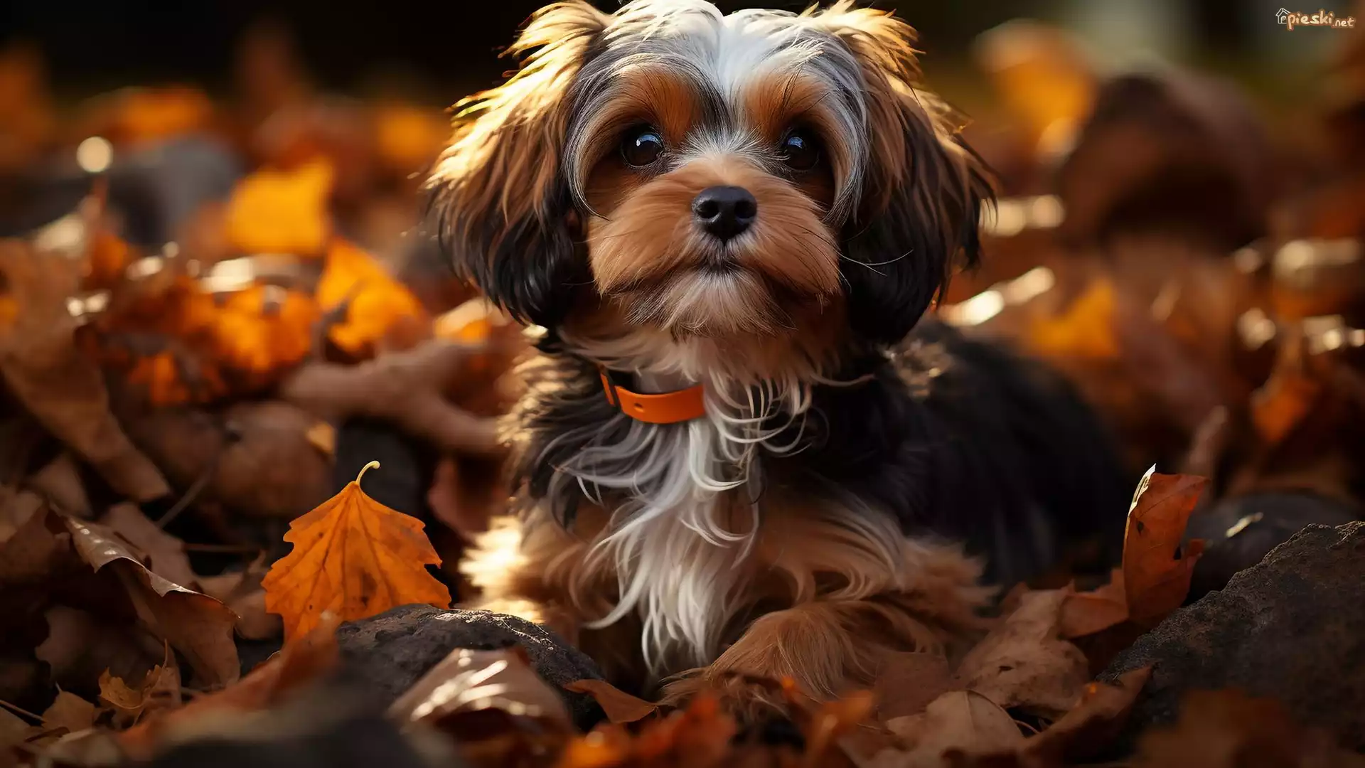 Pies, Yorkshire terrier, Liście