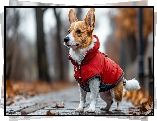 Pies, Ubranko, Czerwone